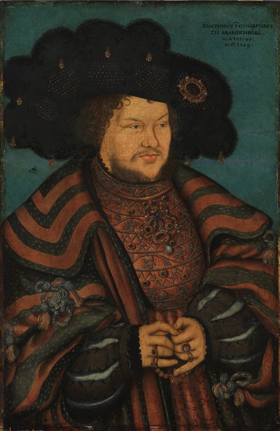 Portrait of Elector Joachim I Nestor of Brandenburg by Lucas Cranach the Elder